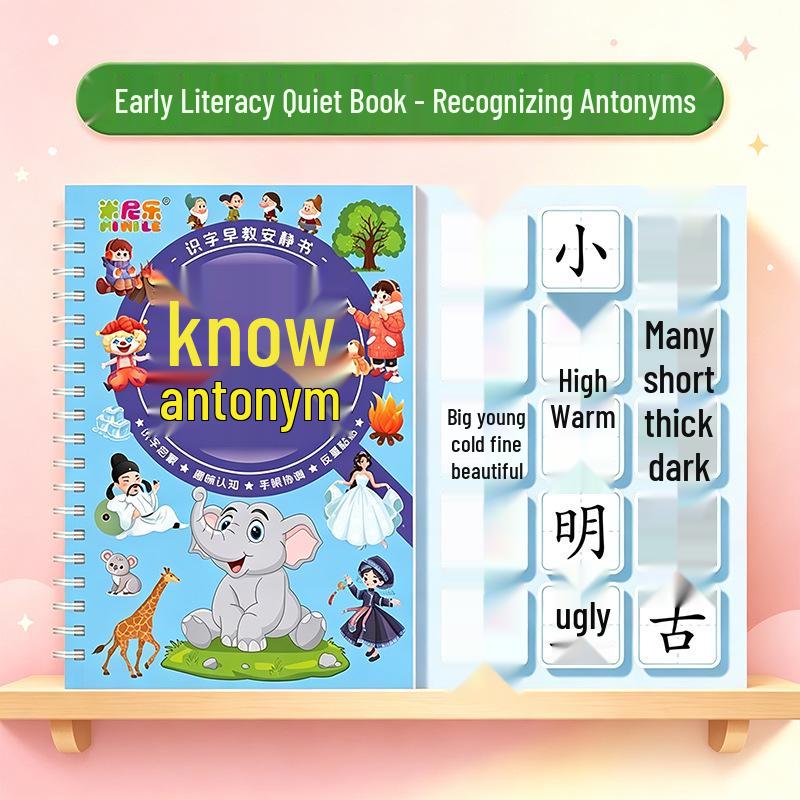 Early Education Quiet Book & Baby Literacy Cards - Children's Educational Toy