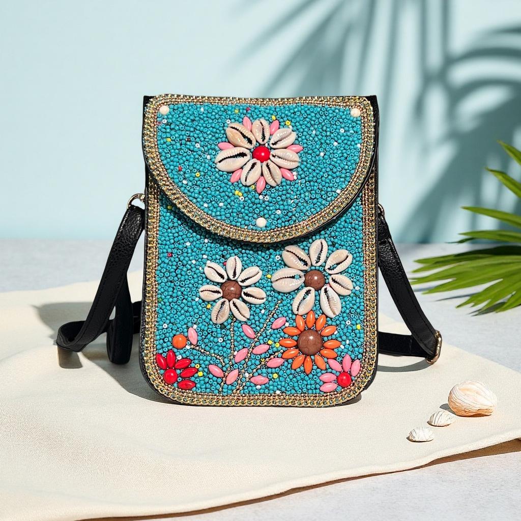 Boho Vintage Veske - Flerroms premium tekstur myk moteriktig allsidig håndlaget dusk risperler