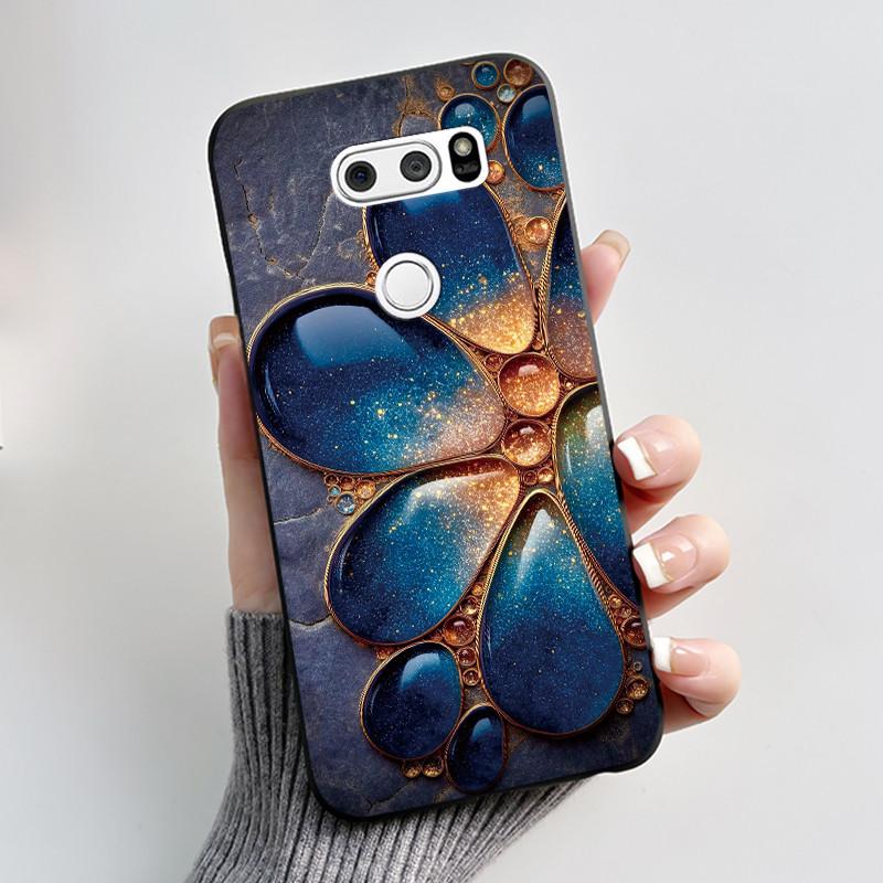 Casing For LG V30 V30+ V30S V30S+ V35 V35+ ThinQ Slim Soft Black Silicon Case Aesthetic Luxury Cute Cool Boys Girls Back Cover