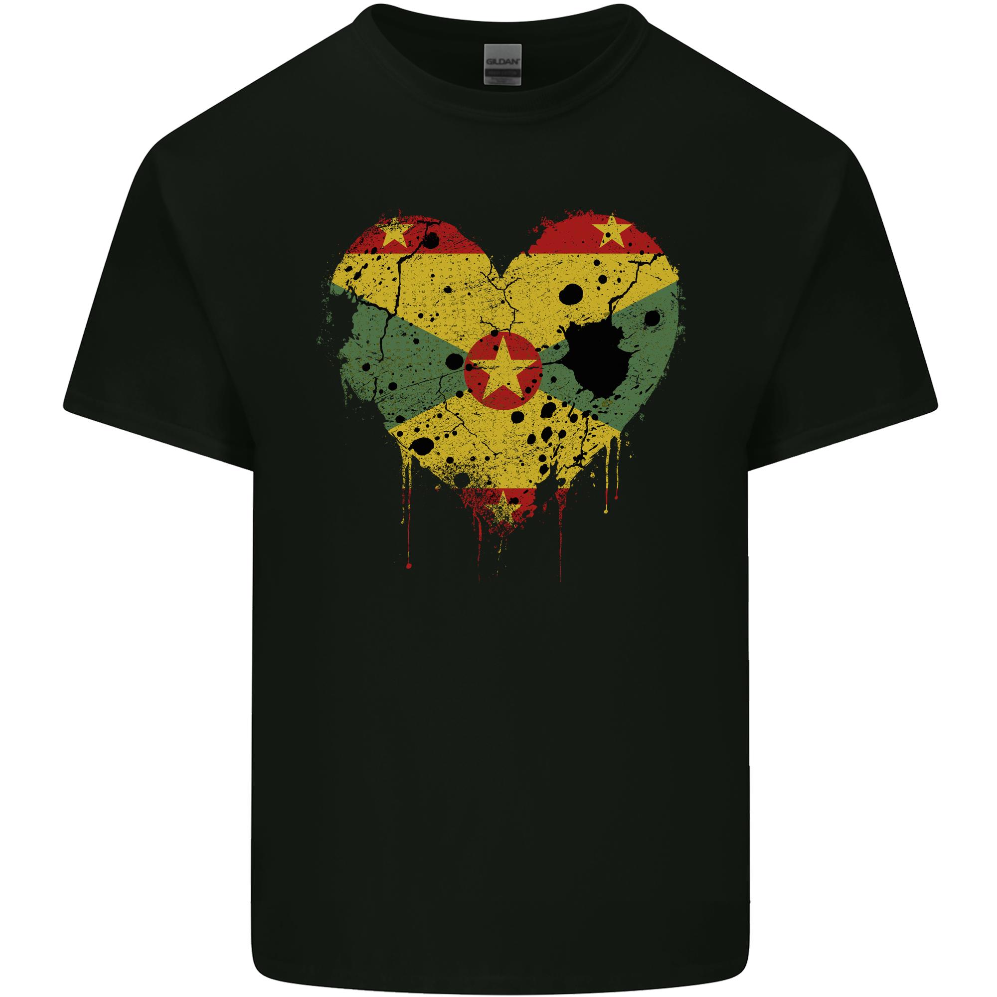 Love Grenada Flag Grenadians Day Football Unisexs Light Cotton Tshirt S