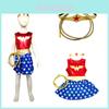 Wonder Woman Baby Costume Dress With Rope For Superhero Girls