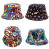 Super Mario Anime Spiel Mario Print Fischerhut Unisex Sonnenschutz Bucket Hat