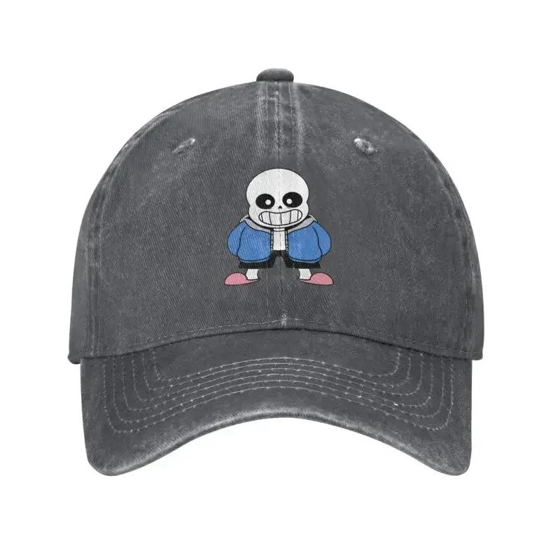 Custom Fashion Sans Undertale Game Baseball Cap Unisex Women Adjustable Unisex Cotton Dad Hat Outdoor Snapback Caps