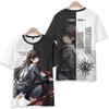 Games Wuthering Waves Galbrenr 3D Print T-Shirts Streetwear Men Fashion Oversized O-Neck Short Sleeved