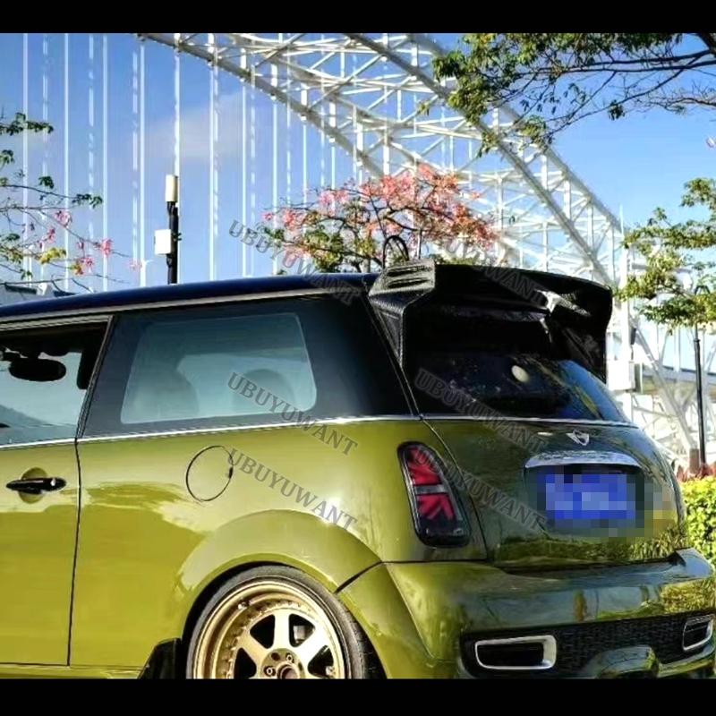 Carbon Fiber For BMW Mini Cooper R50 R53 R56 Ver.2.11/2.12 Type B JCW Style Rear Wing Exterior Body Kits 06-13
