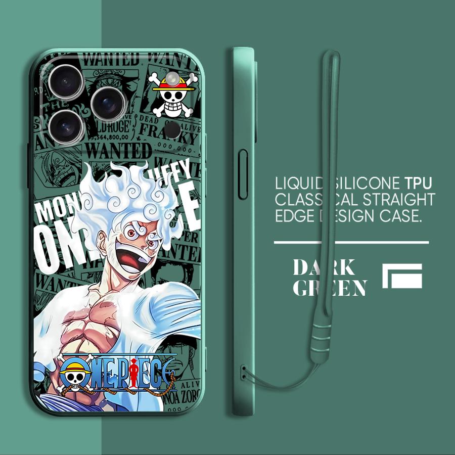 One Piece Funny Phone Cover Case for Apple iPhone 17 Pro Max Air 12 Plus 16 XS XR 13 Mini 11 15 7 8