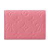 Louis Vuitton Rosalie Logo Embossed Design Leather Wallet Women wallet Magenta M25808