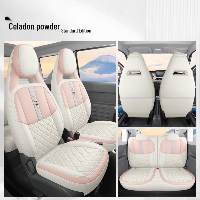 Panda MINI Universal Breathable Car Seat Cover – Cute, Wear-Resistant, Perforated, Four-Season Compatible