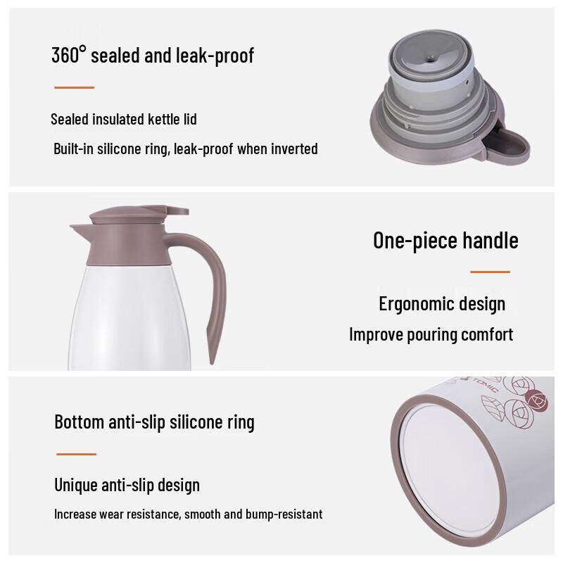 TOMIC TJ2047U16 Stainless Steel Thermos Flask