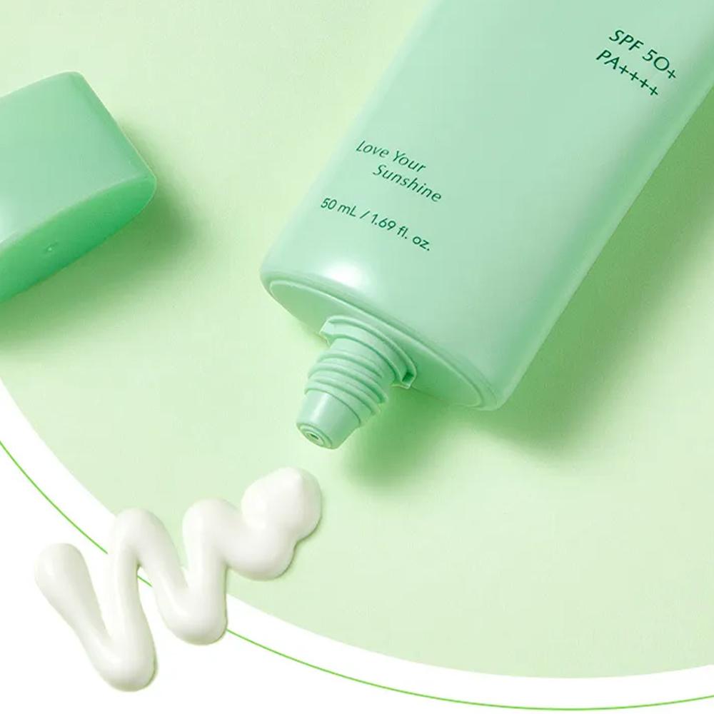 [ROUND A'ROUND] Comfort Green Tea Moisture Sunscreen (1+1) SPF 50+ PA++++ 50ml*2EA