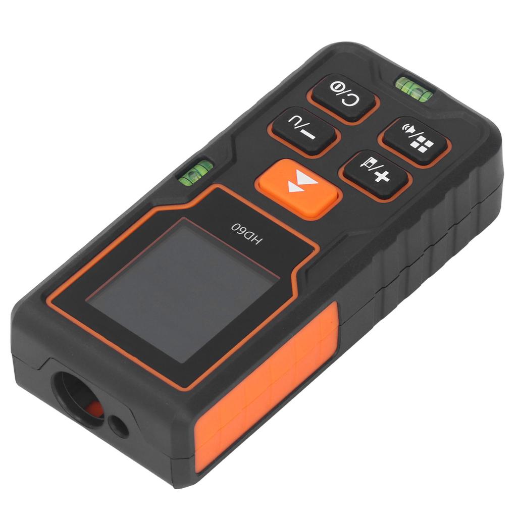 Laser Distance Meter High Accuracy Infrared Measurement Tool with HD Backlit LCD for Indoor Decoration