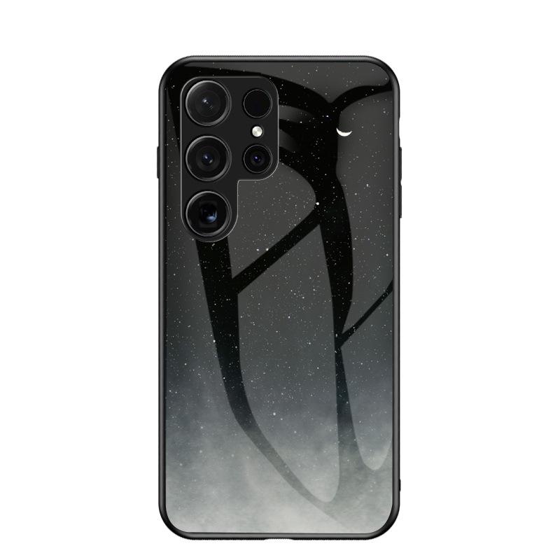 Защитный чехол для телефона Samsung S26FE/A57 «Звездное небо» с мягким краем, противоударный, из стекла A35 black