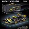 Hot Technical Mini Building Blocks Car Racing Sport Speed Vehicle Model City Mechanical Super Bricks Puzzle Toys Adult Gift
