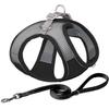 No Pull Dog Harness & Leash Set, Step-in Adjustable Vest with Padding for Hot Weather, Soft Handle Leash, Easy On for Small & Medium Dogs, Pure Pink