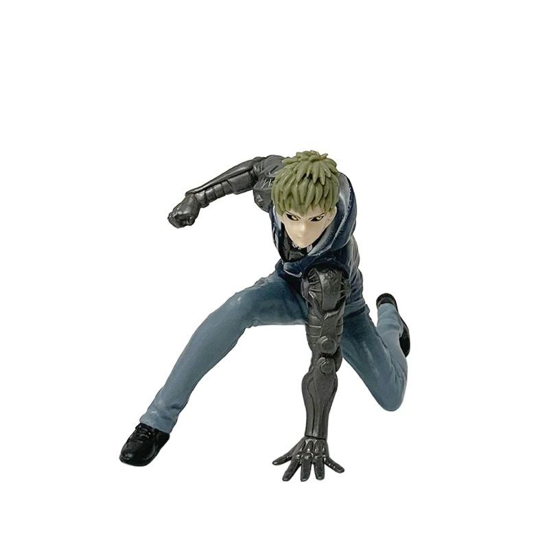Hot Anime Figure Saitama Genos Tatsumaki Toy Pvc Model Peripherals Collection Desktop Christmas Gifts ONE PUNCH MAN Kid Friendly Entertaining Fun Play