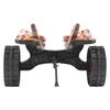 Kayak Cart, 136.1 Kg Load Capacity, Foldable Kayak Trolley with 25.4 Cm Solid Rubber Tires & 1 Ratchet Strap, Paddle Board Trolley for Carrying