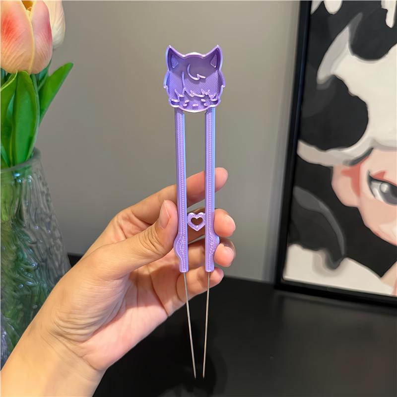 Professional Pastry Tool Set: Bead Tweezers, Puzzle Spatula, Needle Pen, and Bead Roller