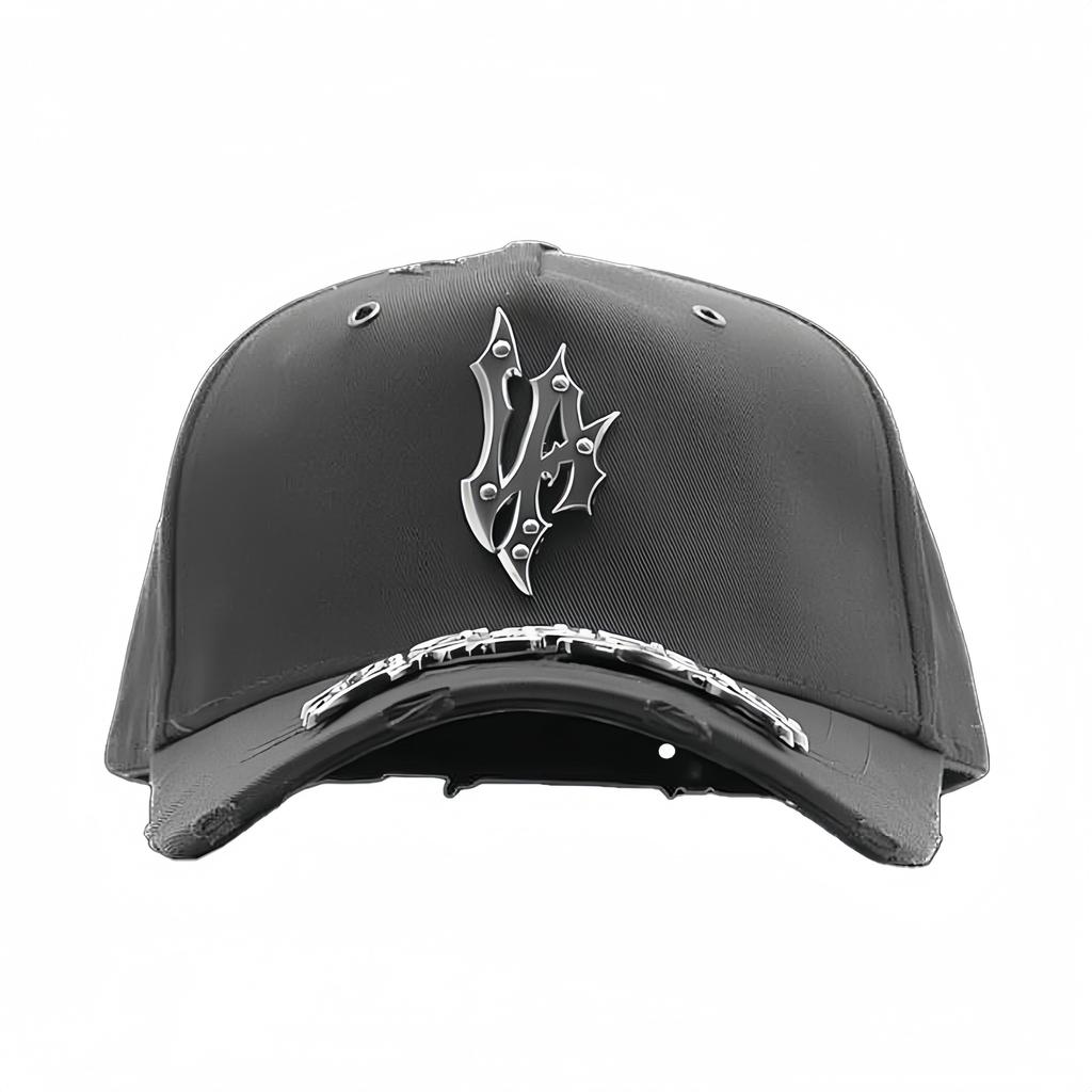 Wholesale Yo No Pesco Star Satin Lined Terry Dobby Embroidered Bling Sports Cap 5 Panel Rhinestone Brim Baseball Caps Barbas