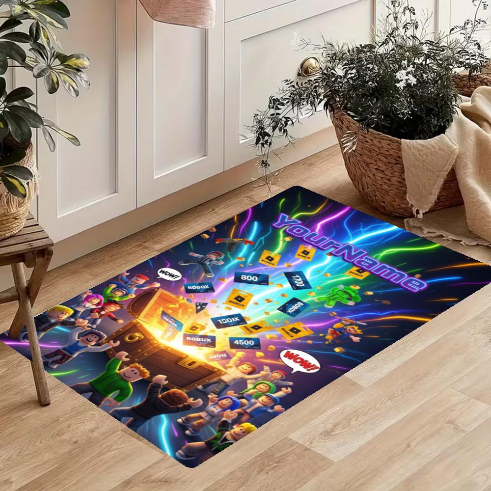 Roblox Customize Your Name Kitchen Rug Runner Rug Laundry Mat Hallway Entryway The Best Gift Choice