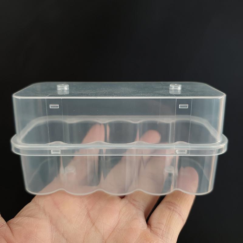 Mini Microtube Storage Box Clear Vial Storage Case Stackable Freezer Tube Box Diabetic Supplies Refill Bottle Pixelated Life