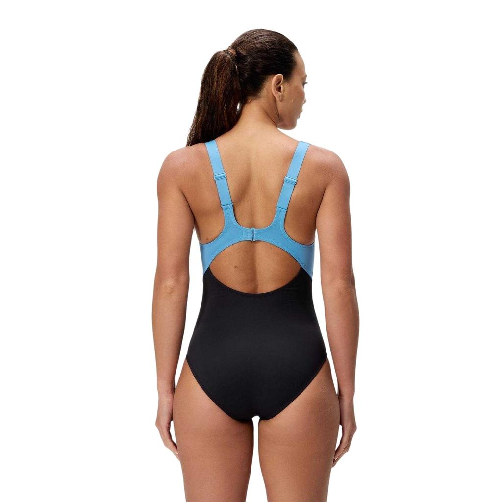 Speedo Womens/Ladies Colour Block One Piece Swimsuit