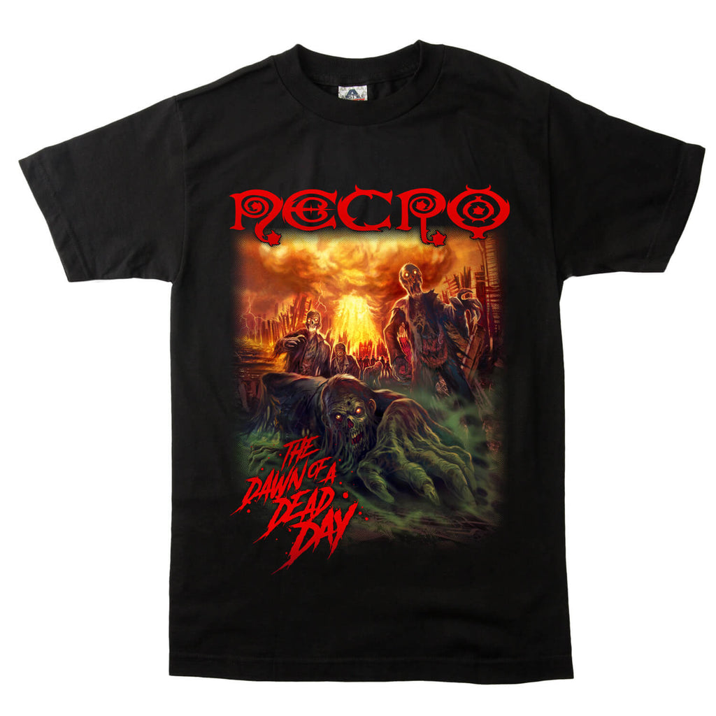 Retro Necro Band Graphic Cotton T-shirt Unisex Summer Short Sleeve Fashion Brand Tee Luxury Casual Vintage Retro Top