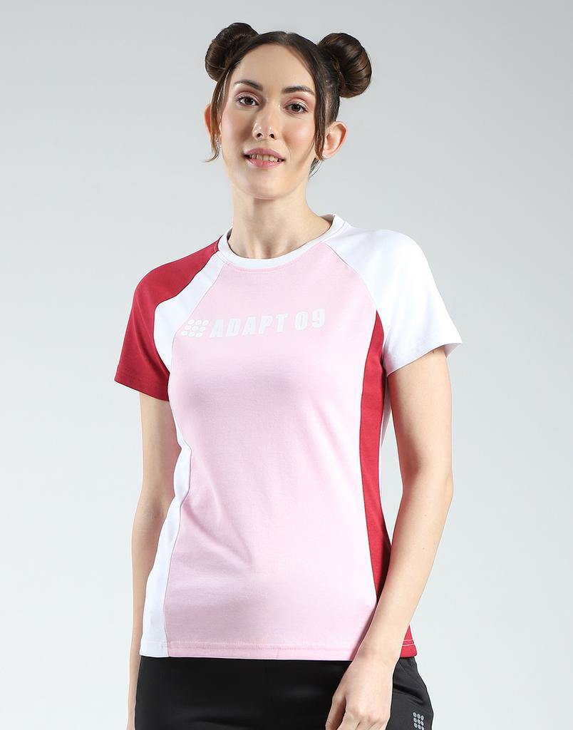 Rock It from House of Monte Carlo Women's Regular Fit Printed Round Neck Top