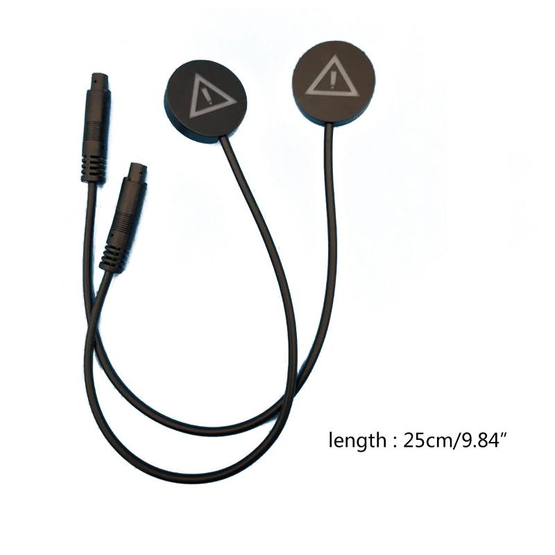 2Pcs Vehicle Car Blind Spot Detection System bsd Warning Light Alarm Safety Driving Car Alarm Sensor Distance Assist 12V/5V