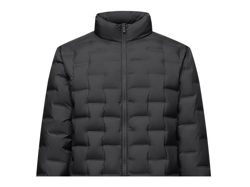 2025 Men's Autumn/Winter Lightweight 90% White Duck Down Jacket - Fashionable Short Stand Collar Style