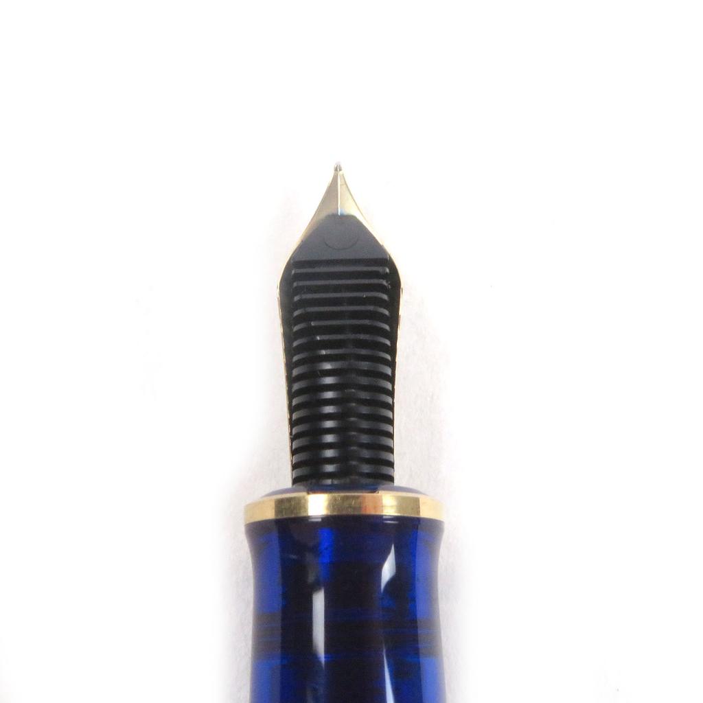 Excellent PERIKAN Fountain Pen Special Liquidation Item, Cap Type Marine Blue Used