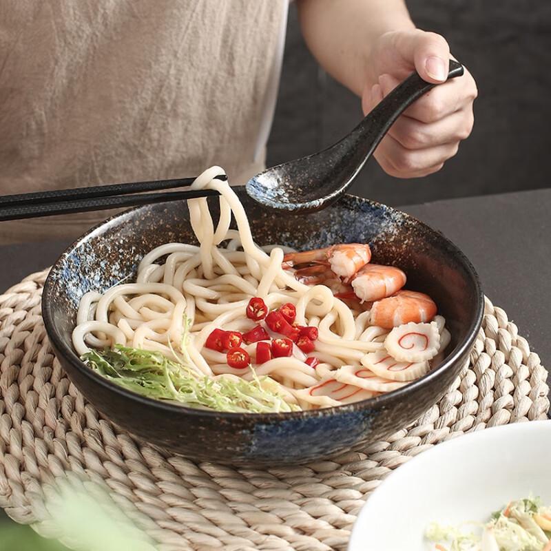 Zhishi Japansk Keramik Ramen Skål Set