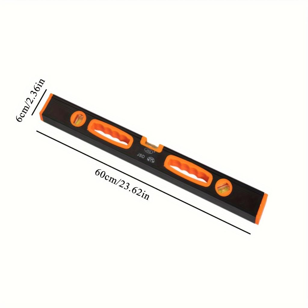 Level Tool,Mechanical Level, Bubble Vials Ruler, Aluminum Alloy Leveler Tool Shock-Resistant for Measuring Plumbing