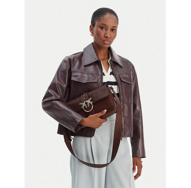 PINKO Love One Slouchy Zip Classic AI PLTT Bag