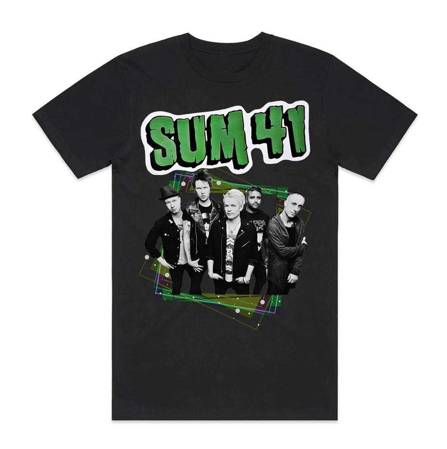 Sum 41 Band Music Rock And Roll Black Unisex All Size Shirt XX368 Unisex T-Shirt XXXXL