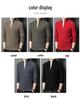 Men's Jacquard Wool Cardigan - 2025 Autumn/Winter Fashion, Zip-Up Stand Collar, Casual Sweater for Middle-Aged and Young Adults.