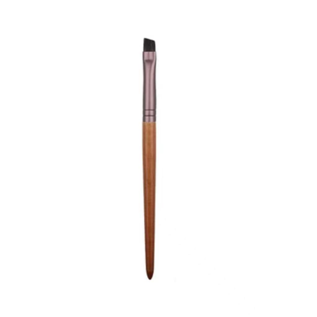 Luxury Animal Hair Makeup Brush with Beechwood Handle - Powder, Blush, Eyeshadow, Detail Brushes