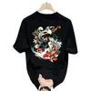 Short Sleeve Cotton Men'S Printed T-Shirt Trend Men'S And Women'S Versatile Crew Neck T-Shirt Men'S