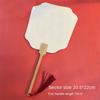 Fashion Ornament Paint Fan Makers Art Decor Making Fan Handmade Fan Hand-painted DIY Material Package