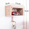 Porta-Chaves de Garagem de Carro com Porta que Abre Chaveiro de Garagem Divertido Pendurado na Parede Porta-Chaves de Carro Fácil Instalação Decoração de Parede