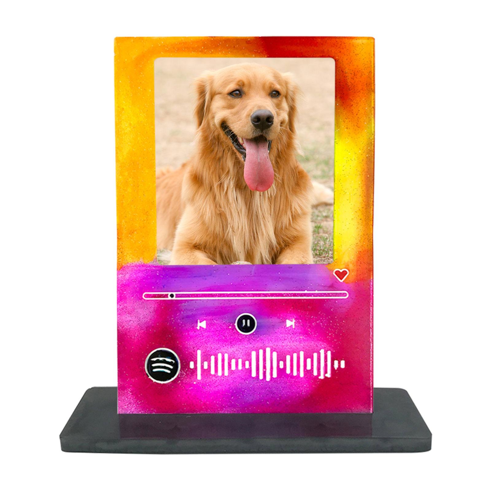 

MP3 фоторамка эпоксидная смола форма настольное украшение силиконовая форма DIY ремесла орнамент подставка форма украшение ручной работы 2 белый