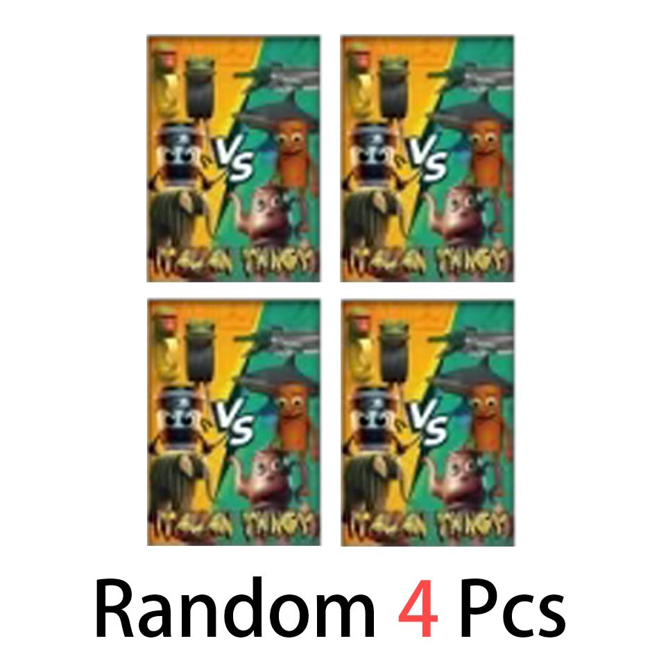 Anime 6 Peças/Conjunto Figura Tung Tung Sahur Boneco de Ação Embalado Kits de Boneca Coleção Modelo de PVC Brinquedo Atacado Presente de Aniversário Infantil