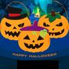 Cloth Halloween Light Glowing Halloween Ornament Interesting Pumpkin Lantern  Thanksgiving