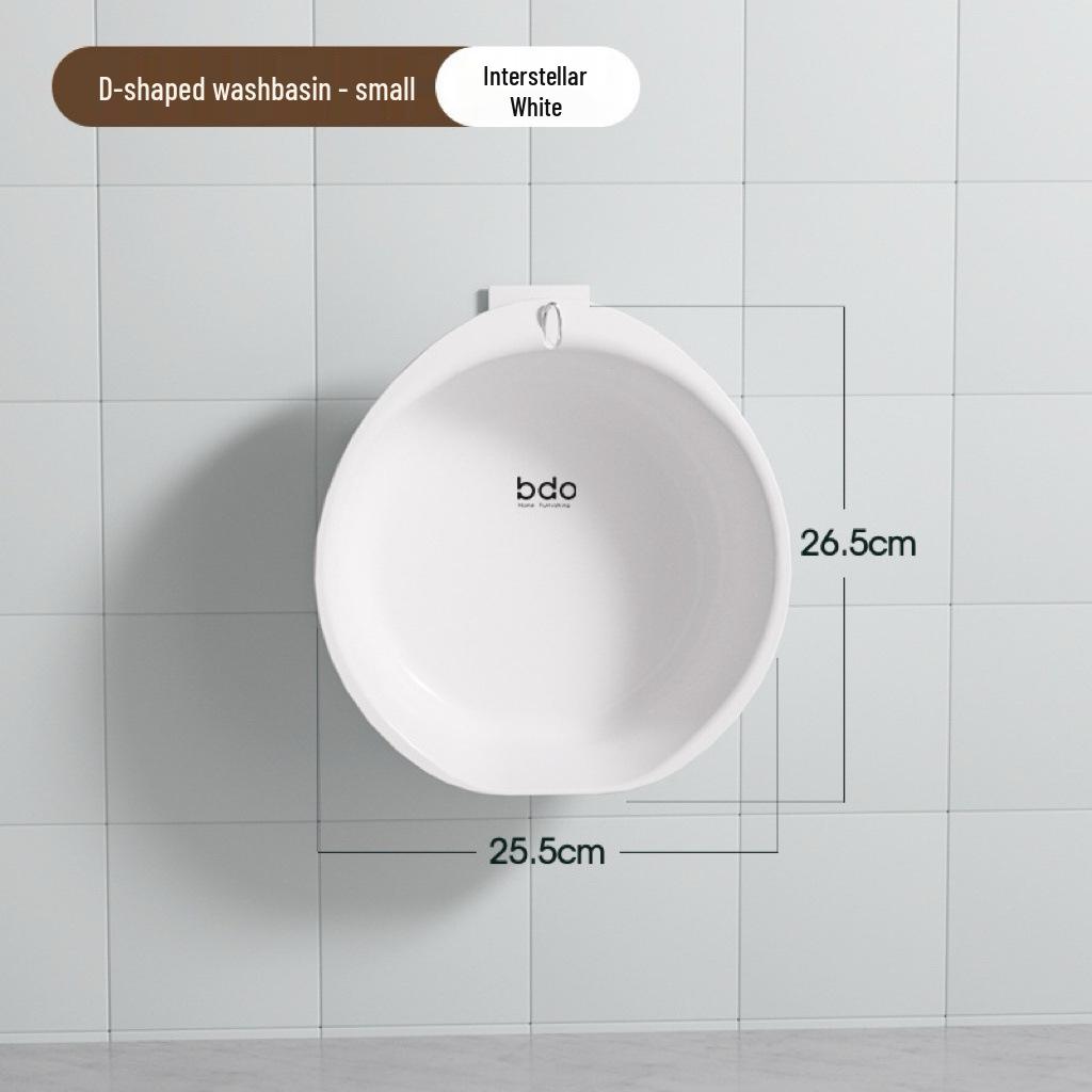 

High-Temperature Resistant Wall-Mounted Washbasin for Laundry and Foot Washing