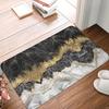 Western Cowhide Cow Print Bath Mats Bathroom Decor Bath Rug Non-Slip Floor Rug Carpets for Kitchen Bathroom Living Room Decor