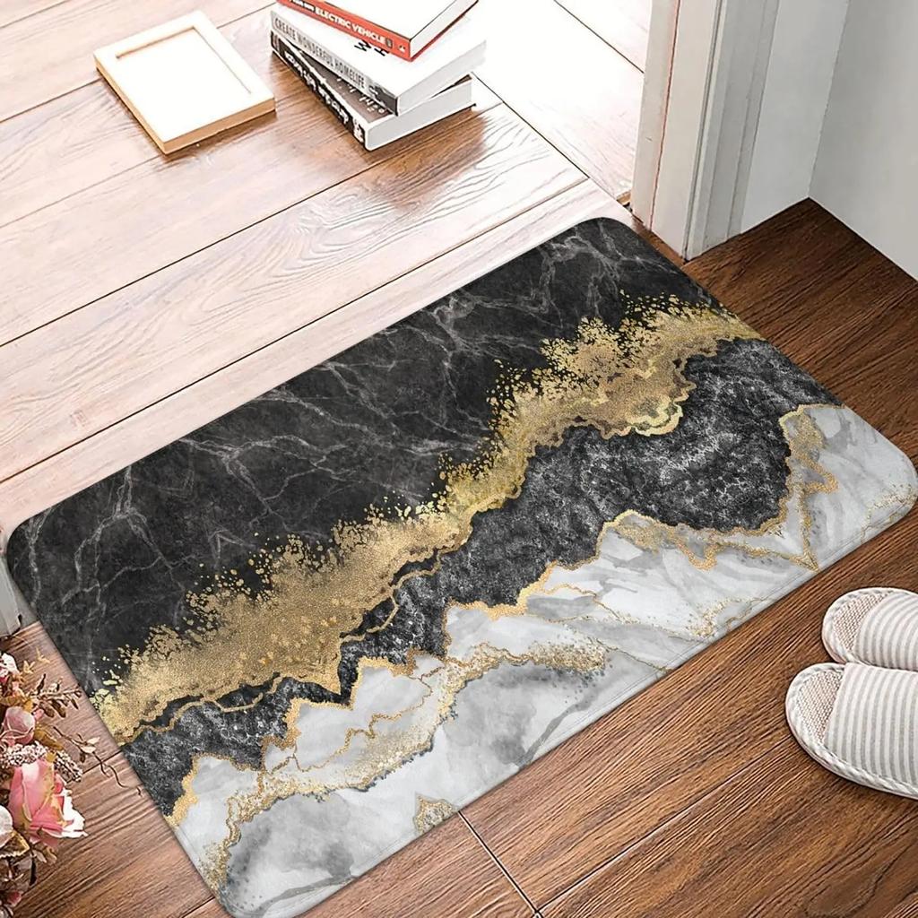 Western Cowhide Cow Print Bath Mats Bathroom Decor Bath Rug Non-Slip Floor Rug Carpets for Kitchen Bathroom Living Room Decor