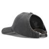 Stylish Retro Washed Backless Baseball Cap Versatile Sun Protection Women Ponytail Hat Summer Outdoor Sun Hat for Daily Wear
