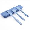 Tragbares Besteck Kinderbesteck Reise Camping Geschirr Set Messer Gabel Löffel Geschirr Set Weizen Geschirr Set Mit Box