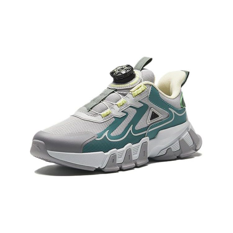 Anta Comfortable Versatile Trendy Shock Absorbing Wear Resistant Kids Casual Shoes Kids Casual Shoes Gray Green A312418861-1