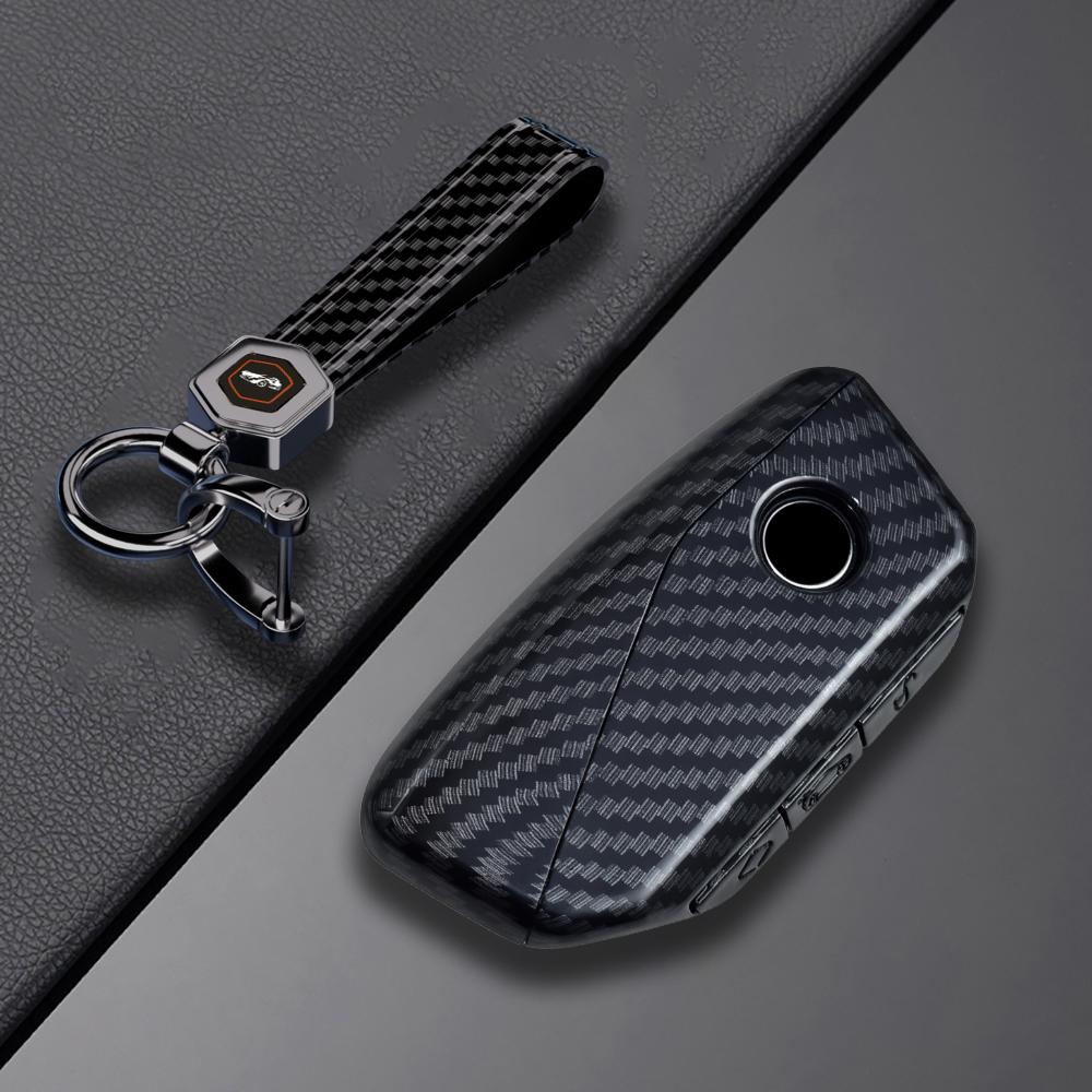 ABS Carbon Car Key Fob Cover Case Shell For BMW 530i 540i 550e 750e 740i 760i X1 X2 X5 X6 X7 M5 iX1 iX2 iX XM i5 i7 2024 2025
