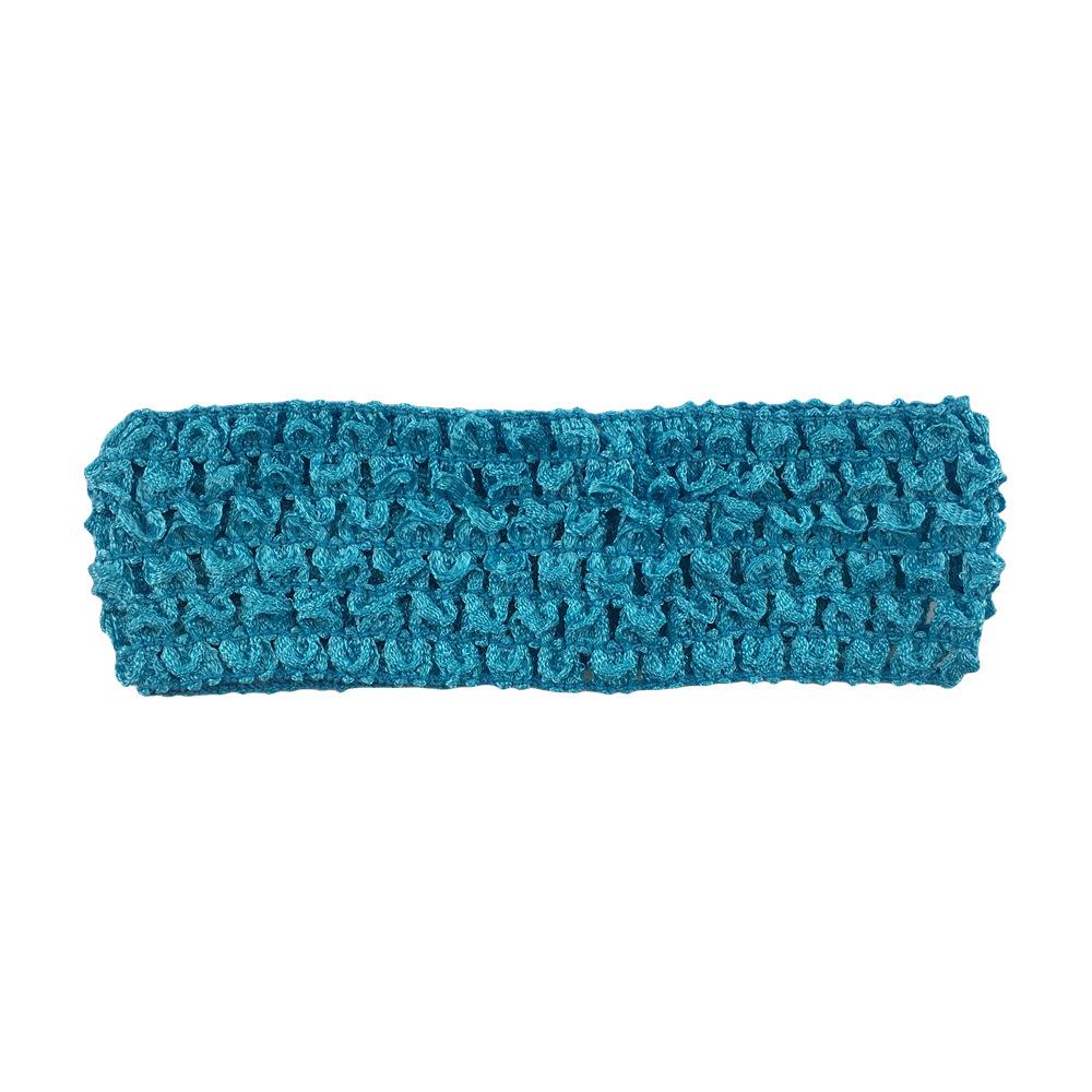 Silk Knitted Elastic Headband 1.5Inch Crochet Headband Crochet Headband 39 Colors Optional
